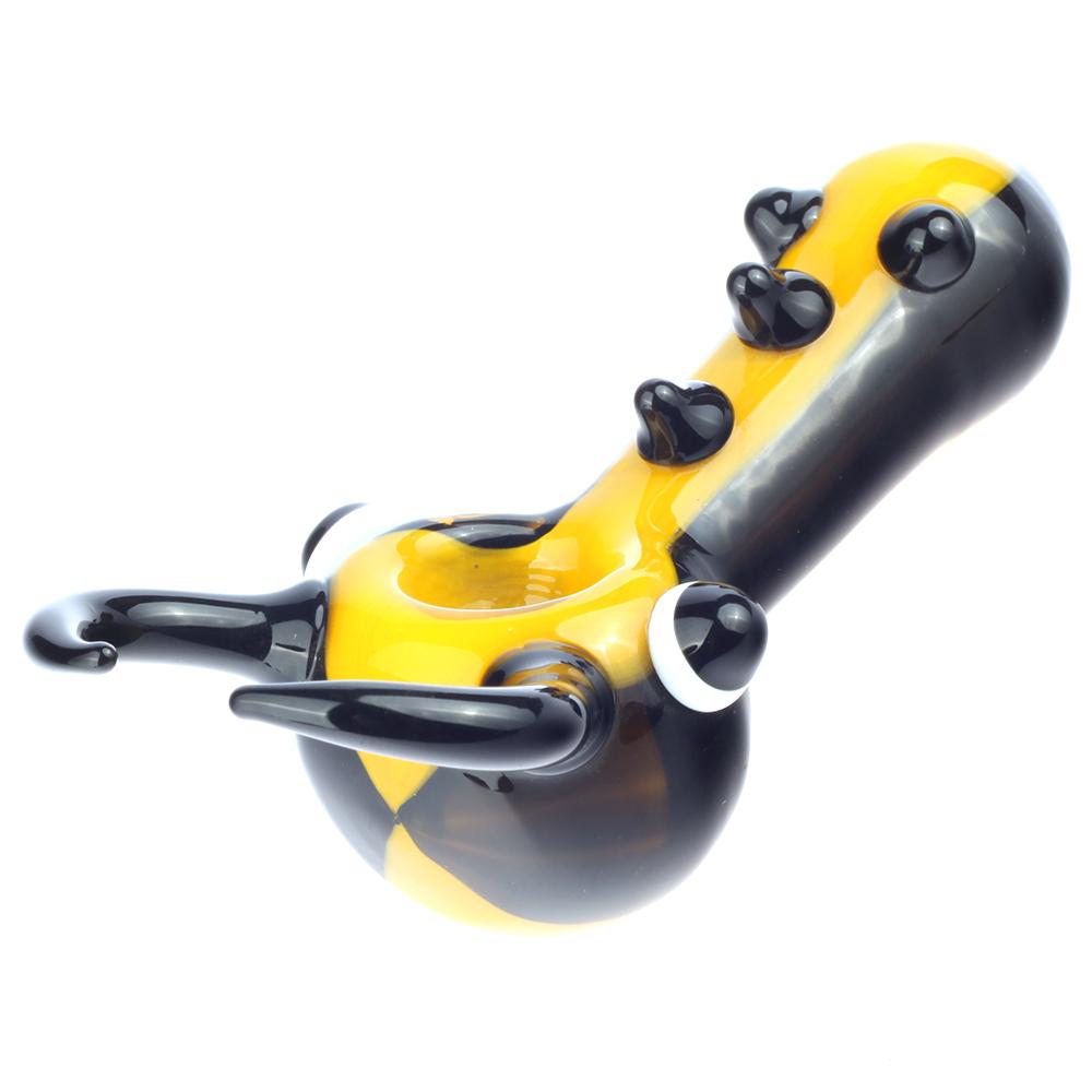 Stag Beetle Heady Themed Glass Spoon Pipe - PuffingBird CA