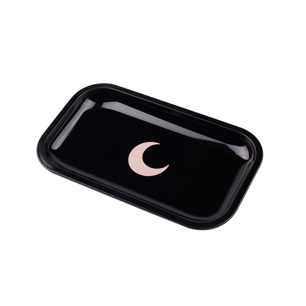 Moon Metal Cigarette Storage Rolling Tray - PuffingBird CA