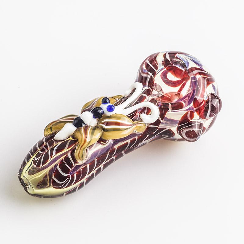 Butterfly Glass Spoon Pipe - PuffingBird CA