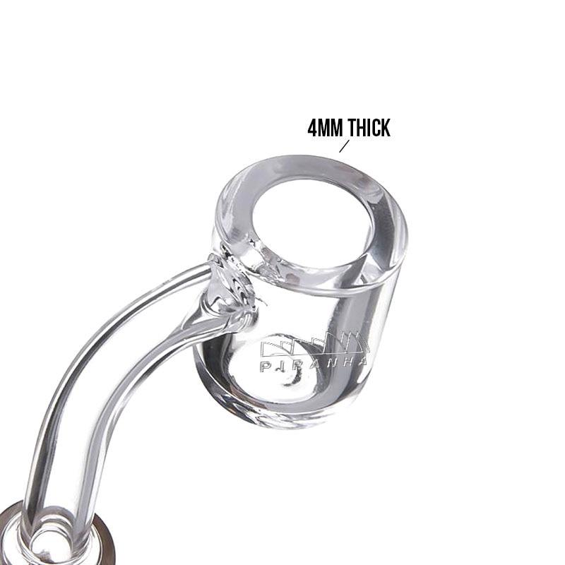 Piranha Quartz 4MM Flat Top Banger Nail - PuffingBird CA