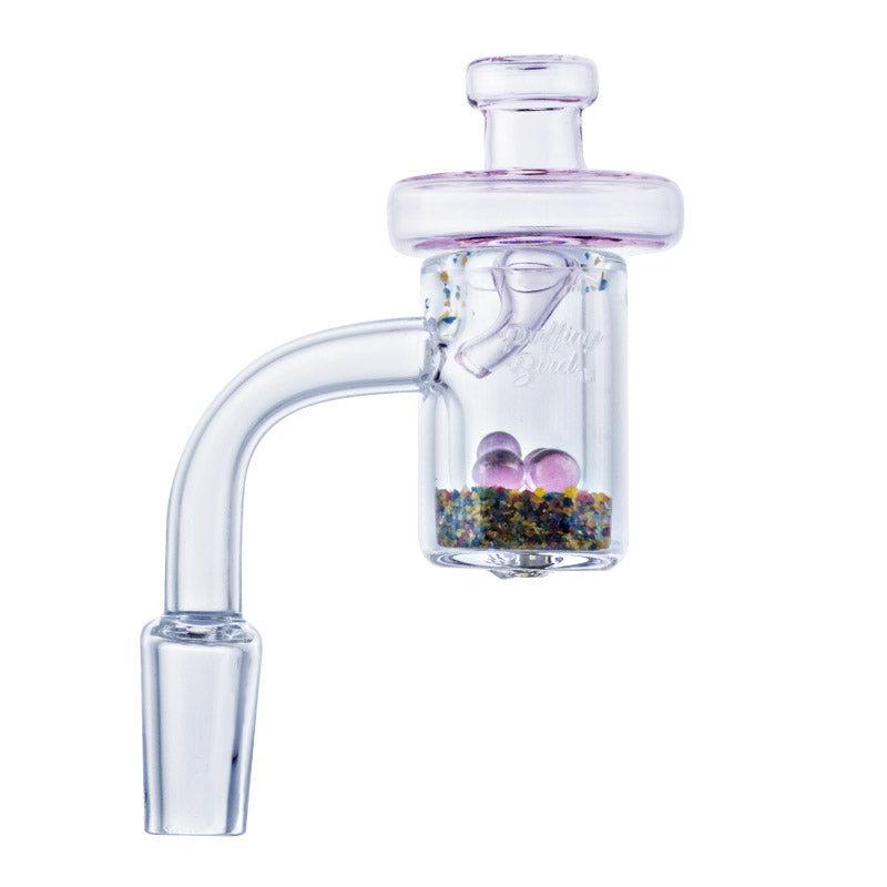 Thermochromic Quartz Banger w/ Disc Carb Cap Set - PuffingBird CA