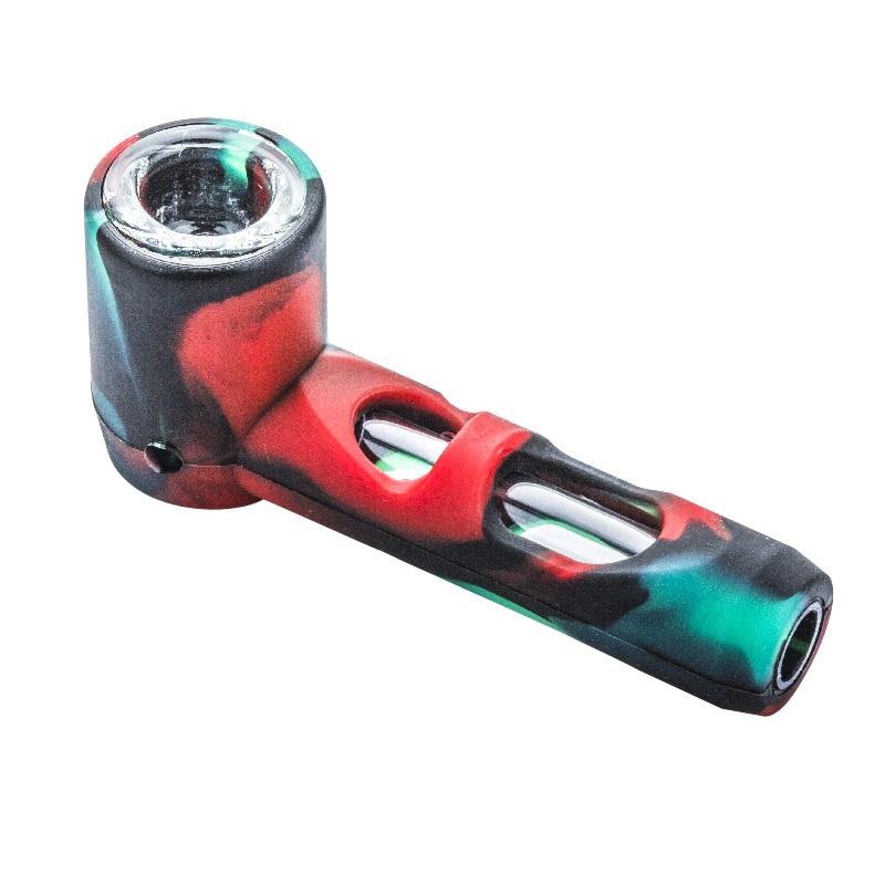 Silicone Glass Weed Pipe - PuffingBird CA