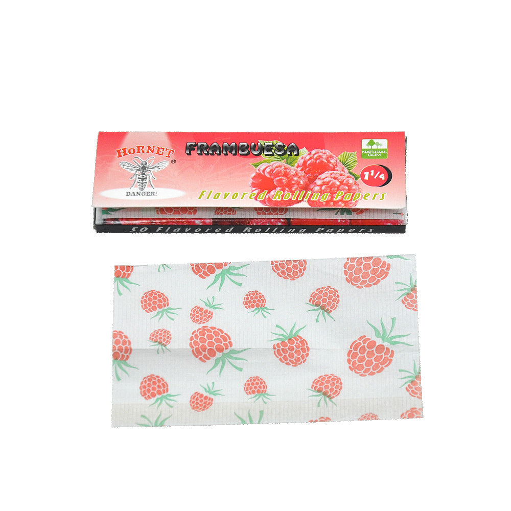 Hornet Frambuesa Flavor Rolling Paper 5 Booklets - PuffingBird CA