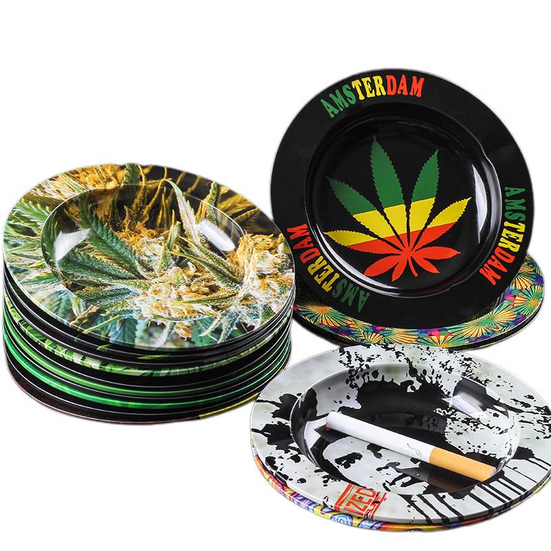 2in1 Creative Tobacco Ashtray Rolling Tray - PuffingBird CA