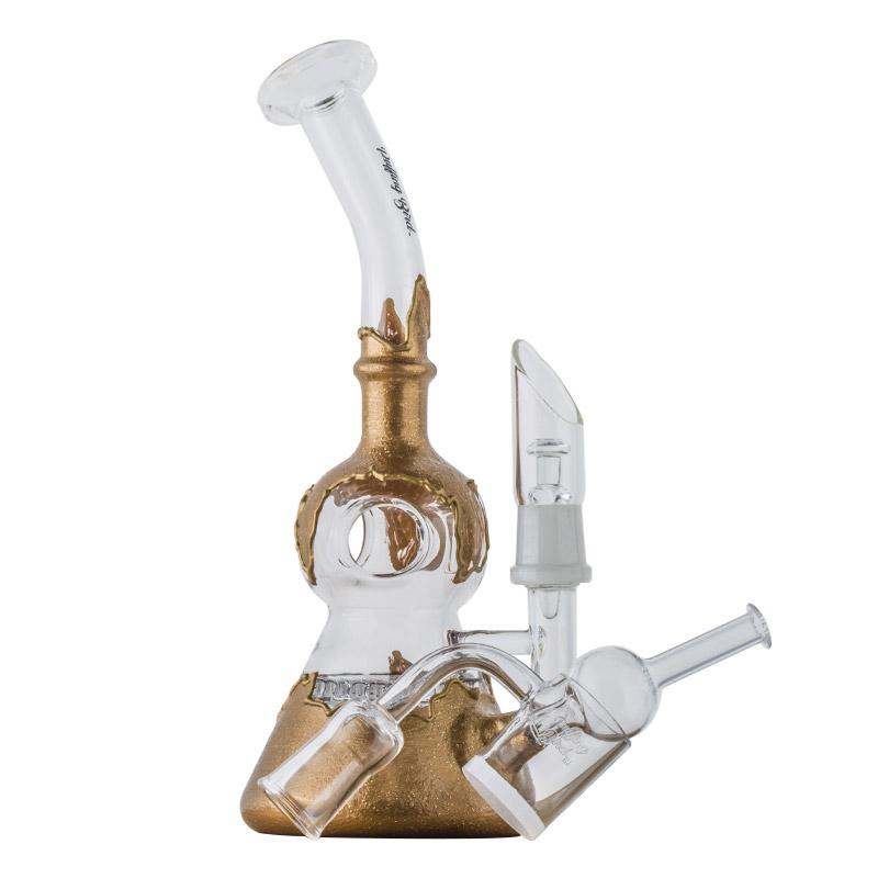 Paint Coated Honeycomb Dab Rig Set w/ Quartz Banger and Carb Cap - PuffingBird CA