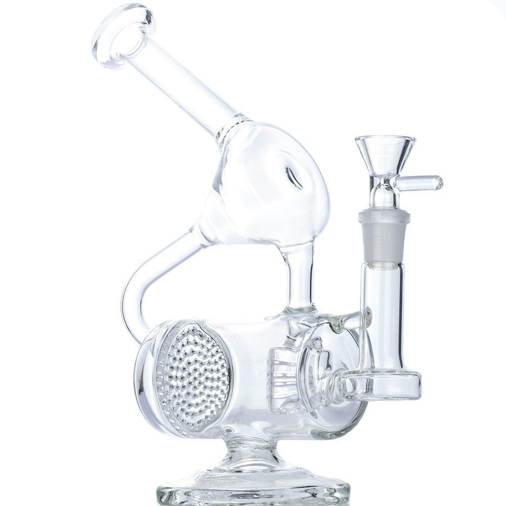 Clear Multi Perc Dab Rig w/ SOC Tokes Vaporizer Set - PuffingBird CA