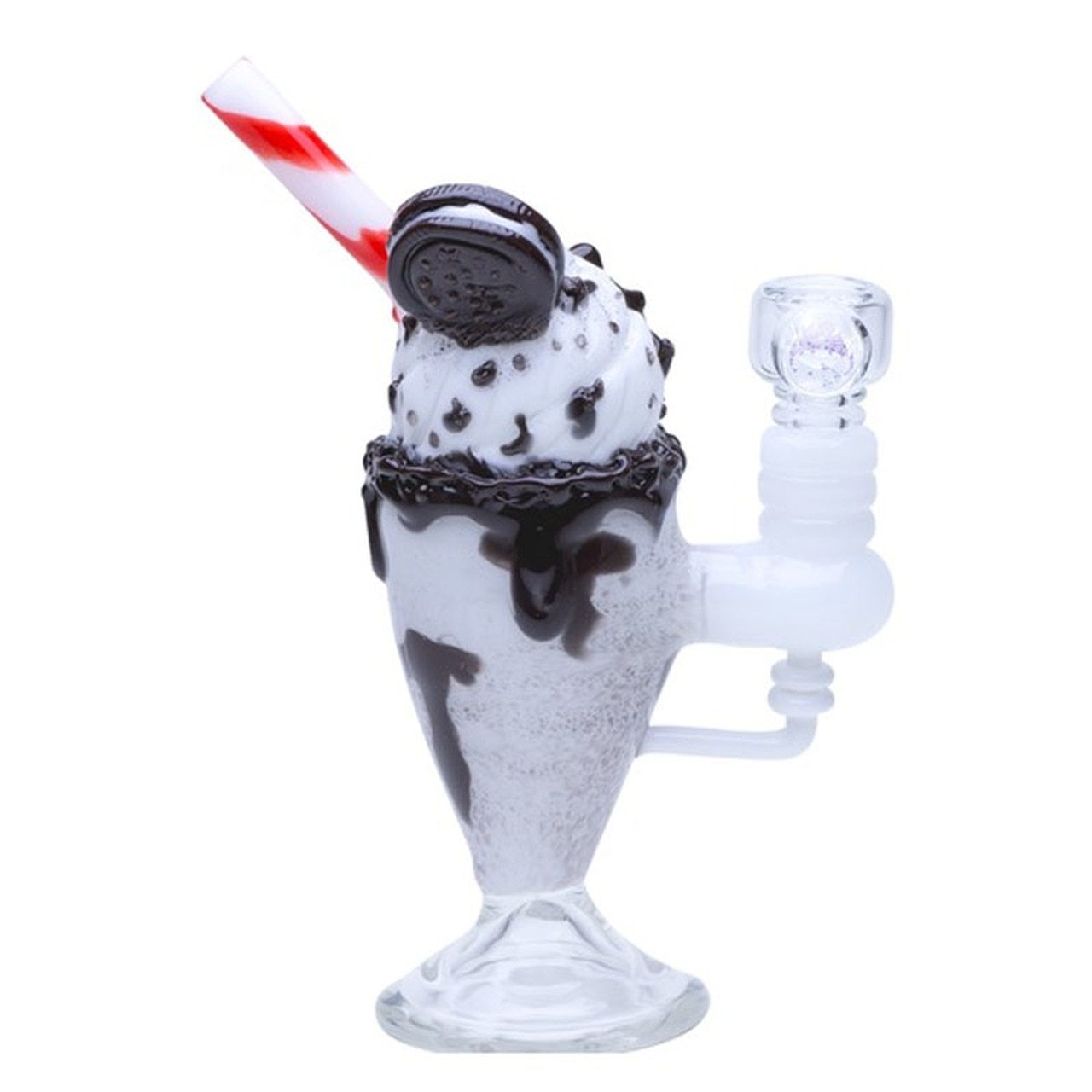 Empire Glassworks - Mini Rig - Chocolate Cookie Sundae Float - PuffingBird CA