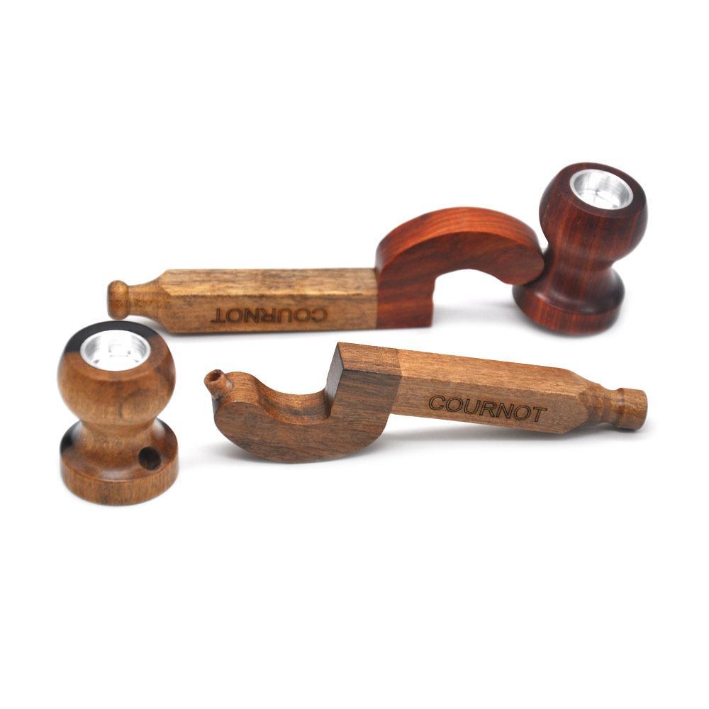Creative Removable Wooden Portable Pipe(Random Color) - PuffingBird CA