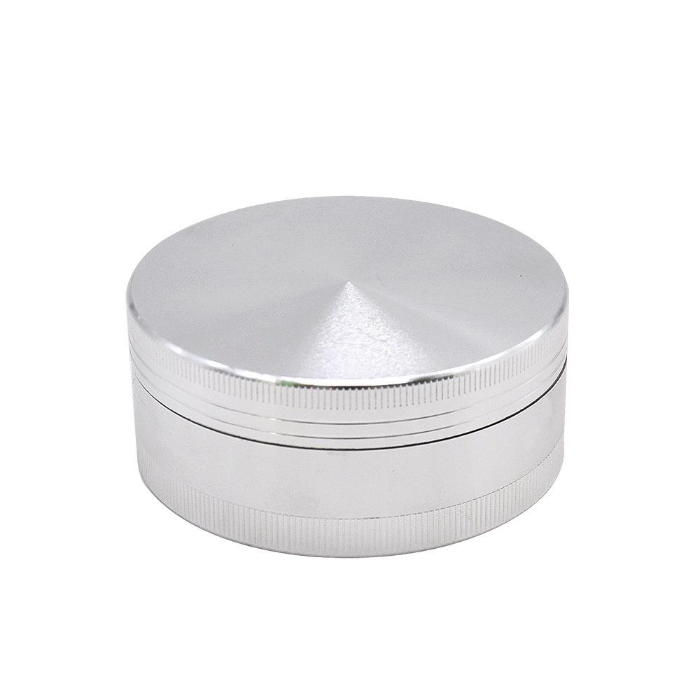 Silver Aluminum Alloy Weed Grinder 3 Piece - PuffingBird CA
