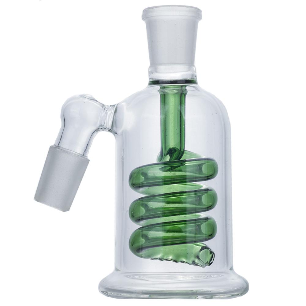 Spiral Perc Glass Ash Catcher - PuffingBird CA