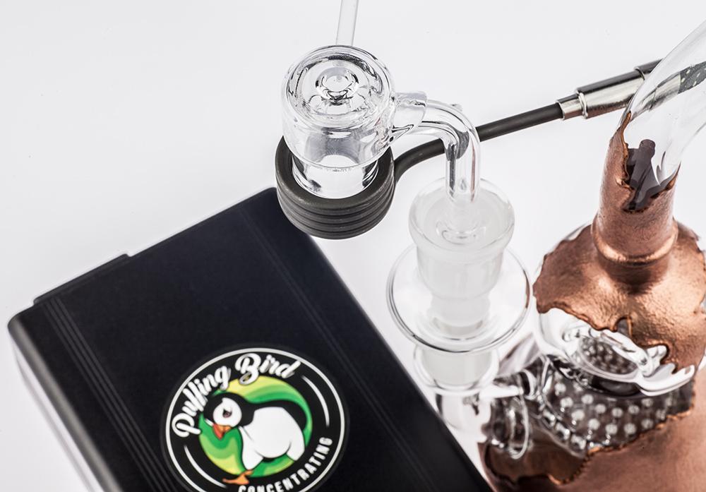 Enail Dab Kit W/ Dual Perc Dab Rig Bundle - PuffingBird CA