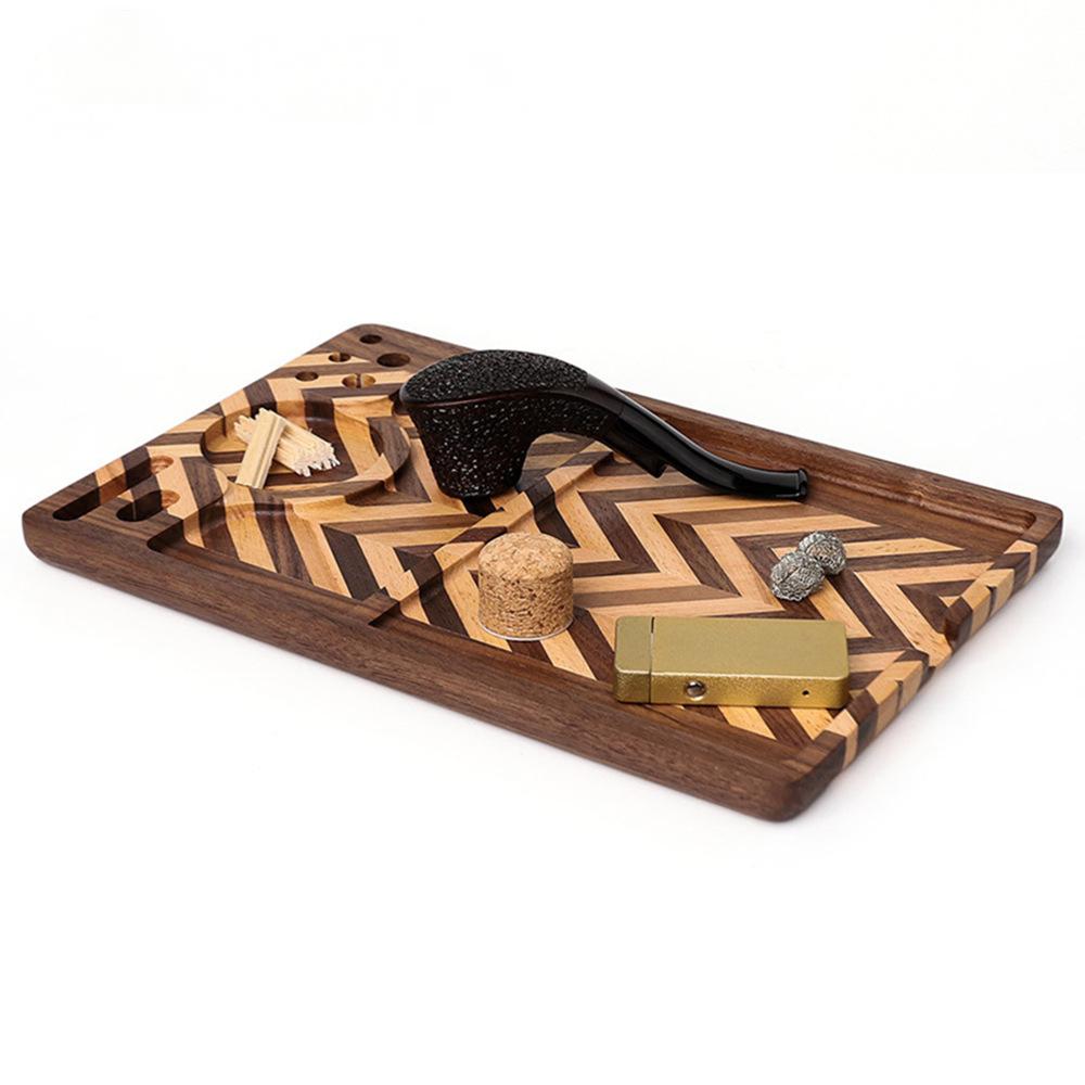 Zebra Pattern Cigarette Straw Rolling Tray - PuffingBird CA