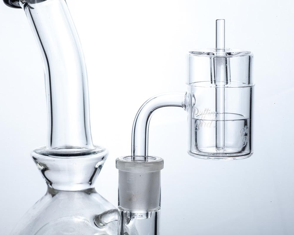 Puffing Birdâ„?Flat Top Quartz Banger With Straight Handle Quartz Carb Cap Set - PuffingBird CA