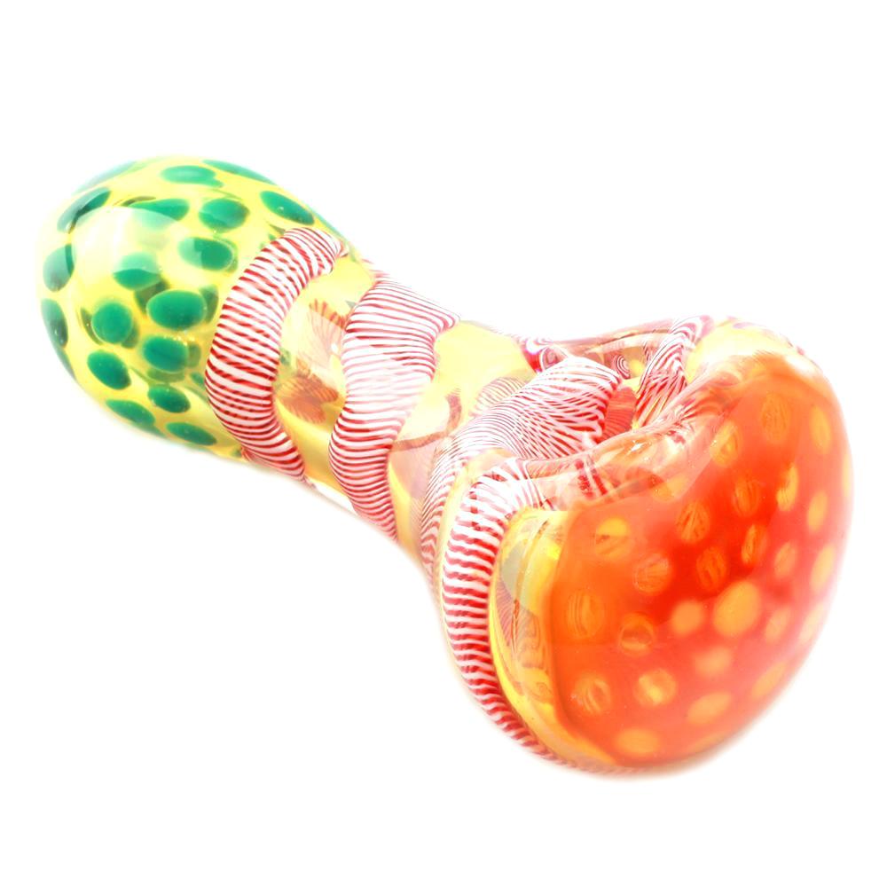 Fumed Frit Milli Glass Pipe - PuffingBird CA