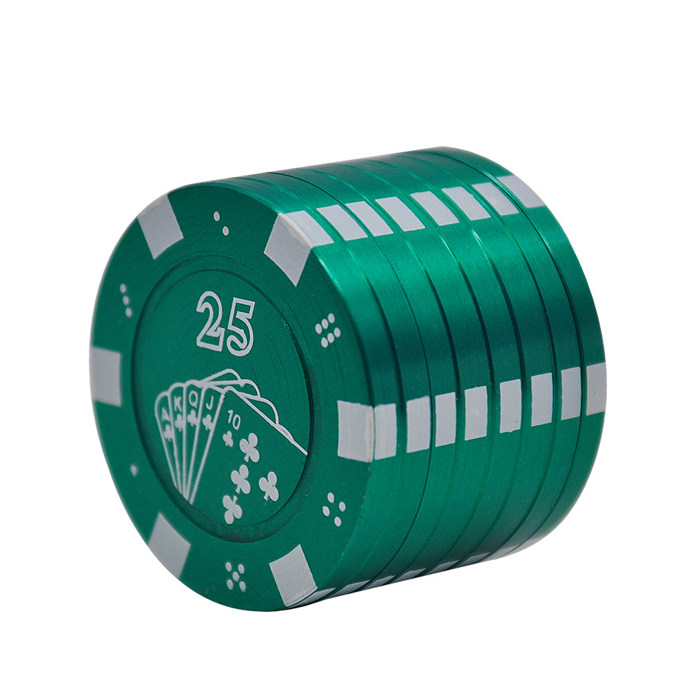 Casino Poker Weed Grinder 3 Layer - PuffingBird CA