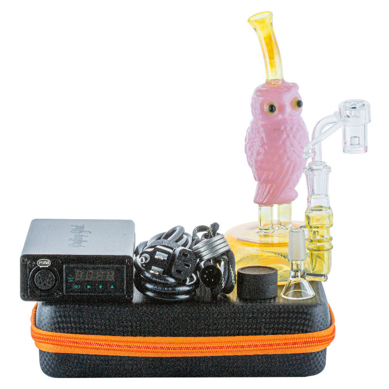 Pink Owl Theme Bong Enail Bundle - PuffingBird CA