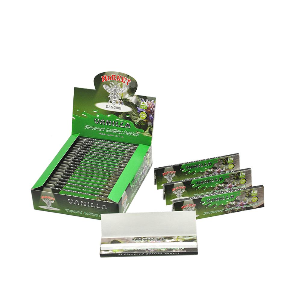 Hornet Kingsize Vanilla Flavored Rolling Paper 5 Booklets - PuffingBird CA