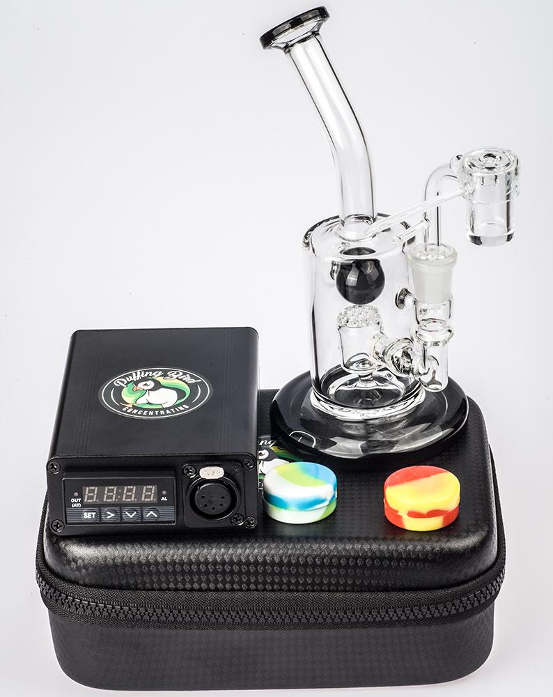 Quartz Enail W/ Ball Perc Dab Rig Bundle - PuffingBird CA