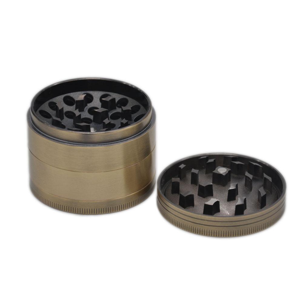 Herb Grinder With Mixing Concave(Ashtray) Lid 4 Layer 63 MM - PuffingBird CA