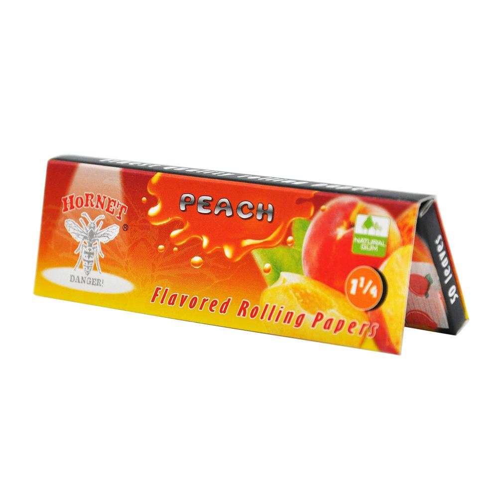 Hornet Peach Flavored Rolling Paper 5 Booklets - PuffingBird CA