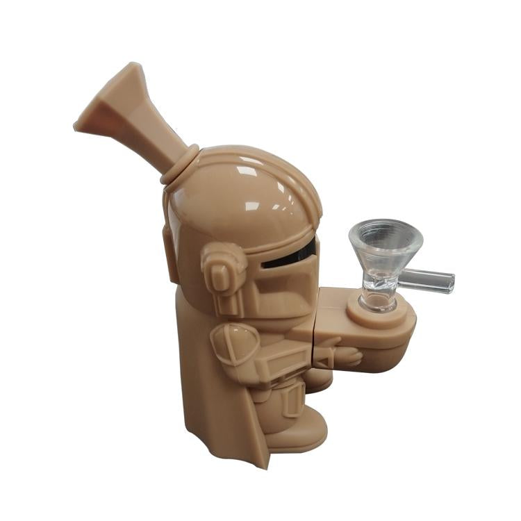 Mandalorian Mini Silicone Water Pipe - PuffingBird CA