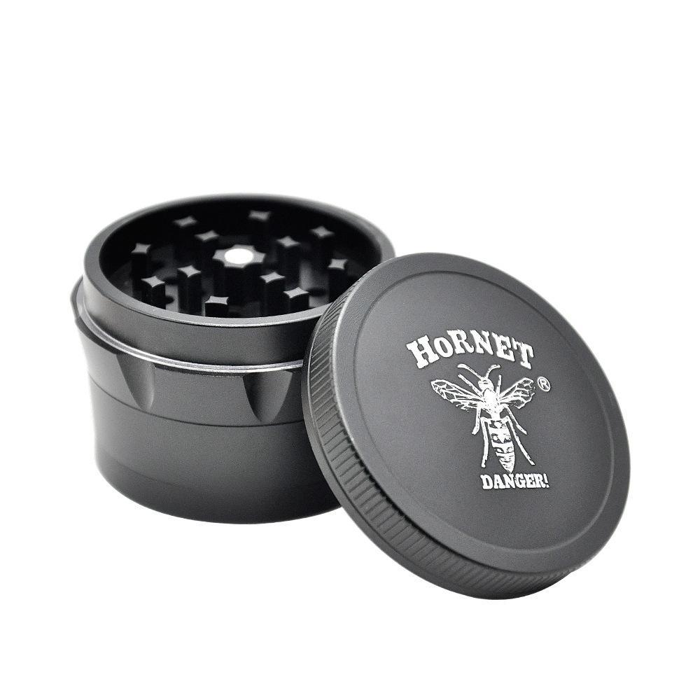 Hornet Herb Grinder 4 Layer 63MM (3 Color) - PuffingBird CA