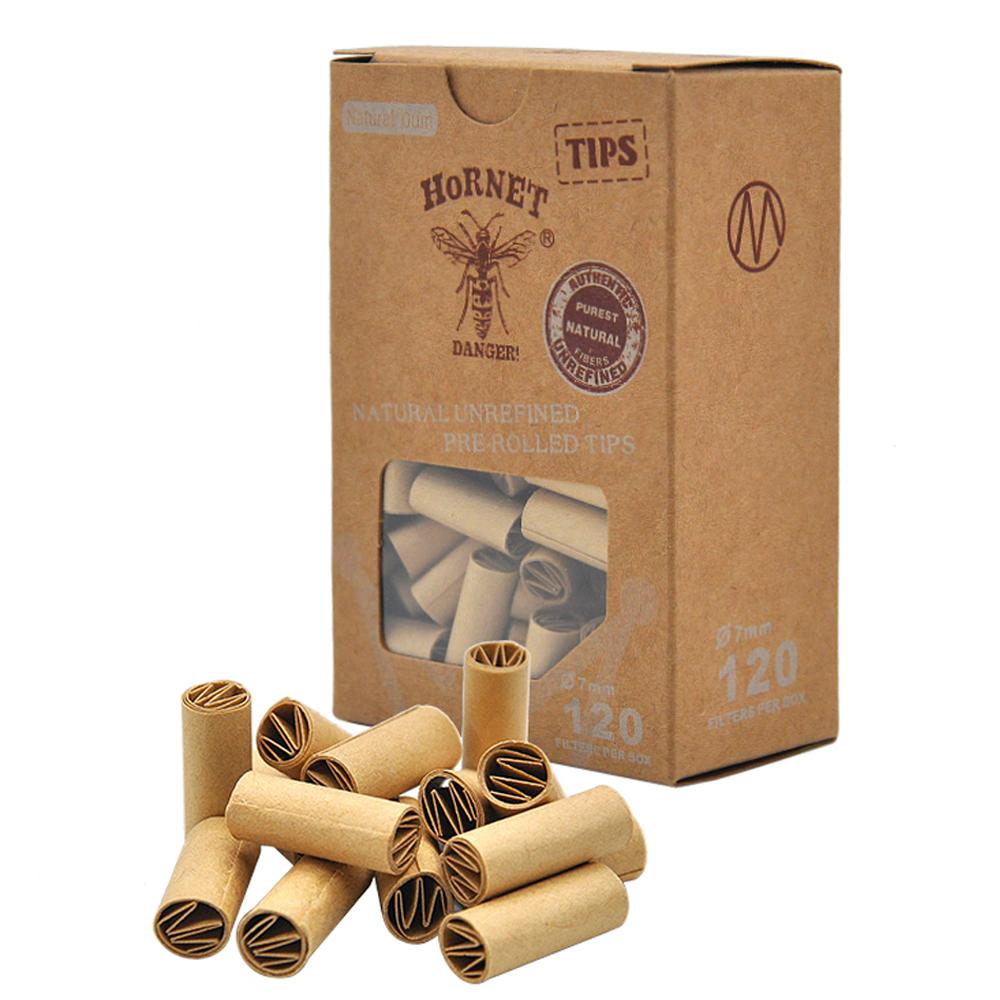 Hornet Brown Natural Unrefined Pre- Rolled Tips 1 Box - PuffingBird CA