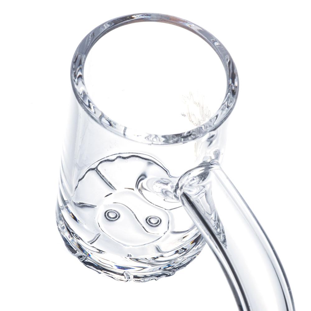 Yinyang Pattern Base Quartz Banger - PuffingBird CA