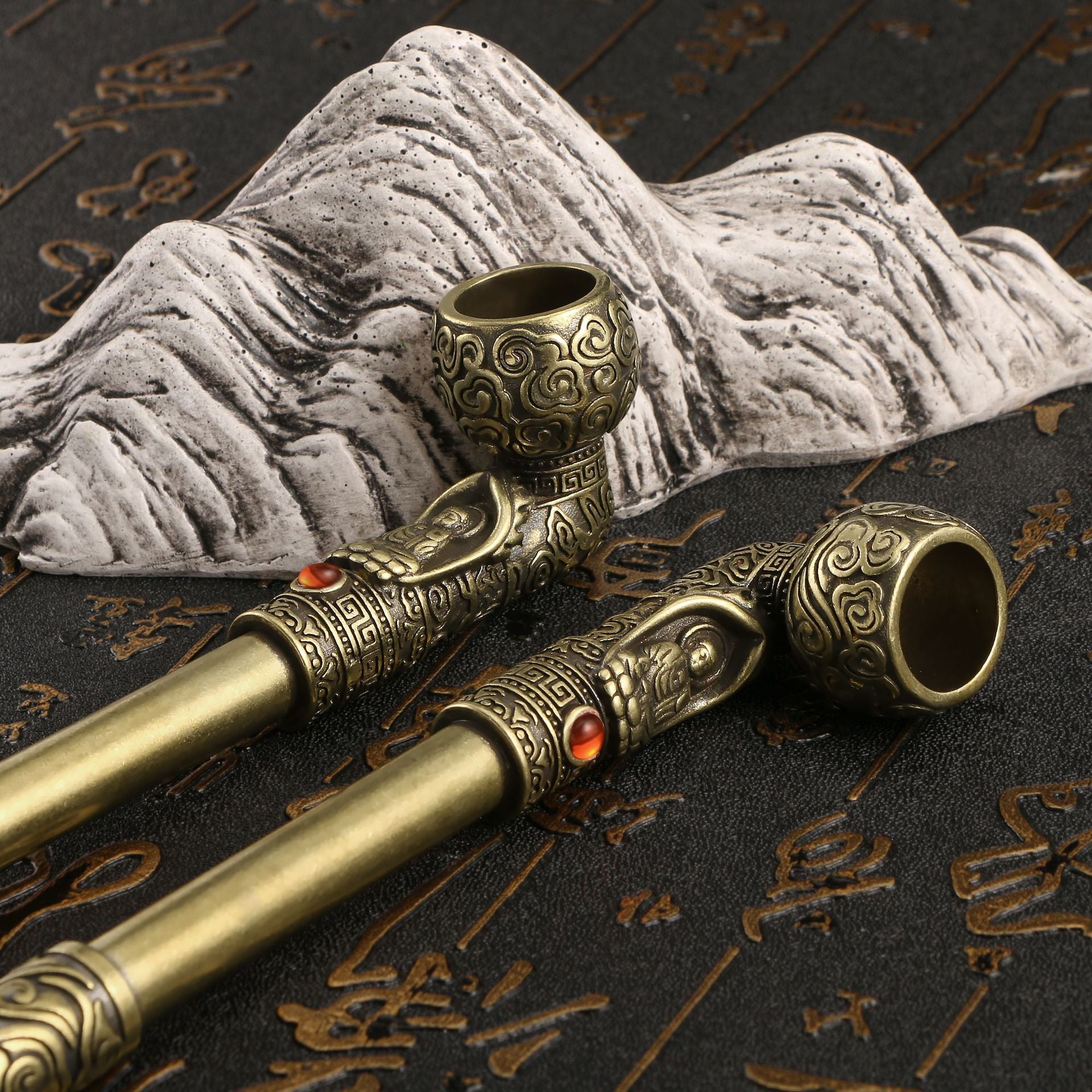 Buddha Statue Brass Smoking Pipe - PuffingBird CA