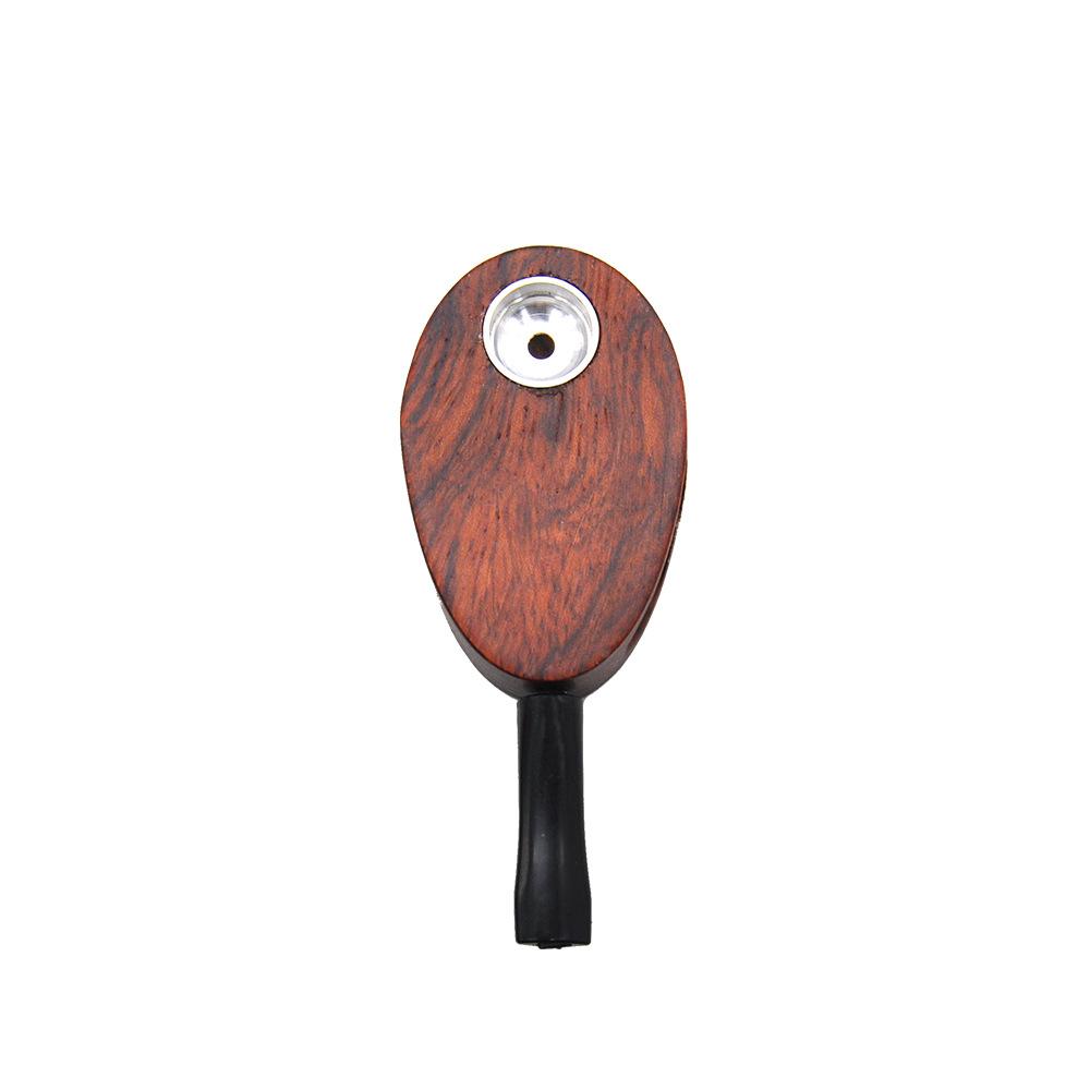 Oval Smoking Wooden Pipe - PuffingBird CA
