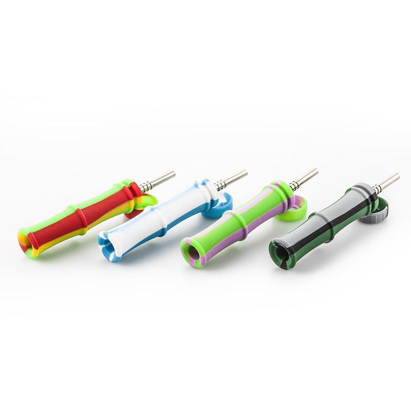 10mm Titanium Tip Silicone Nectar Collector (Random Color) - PuffingBird CA