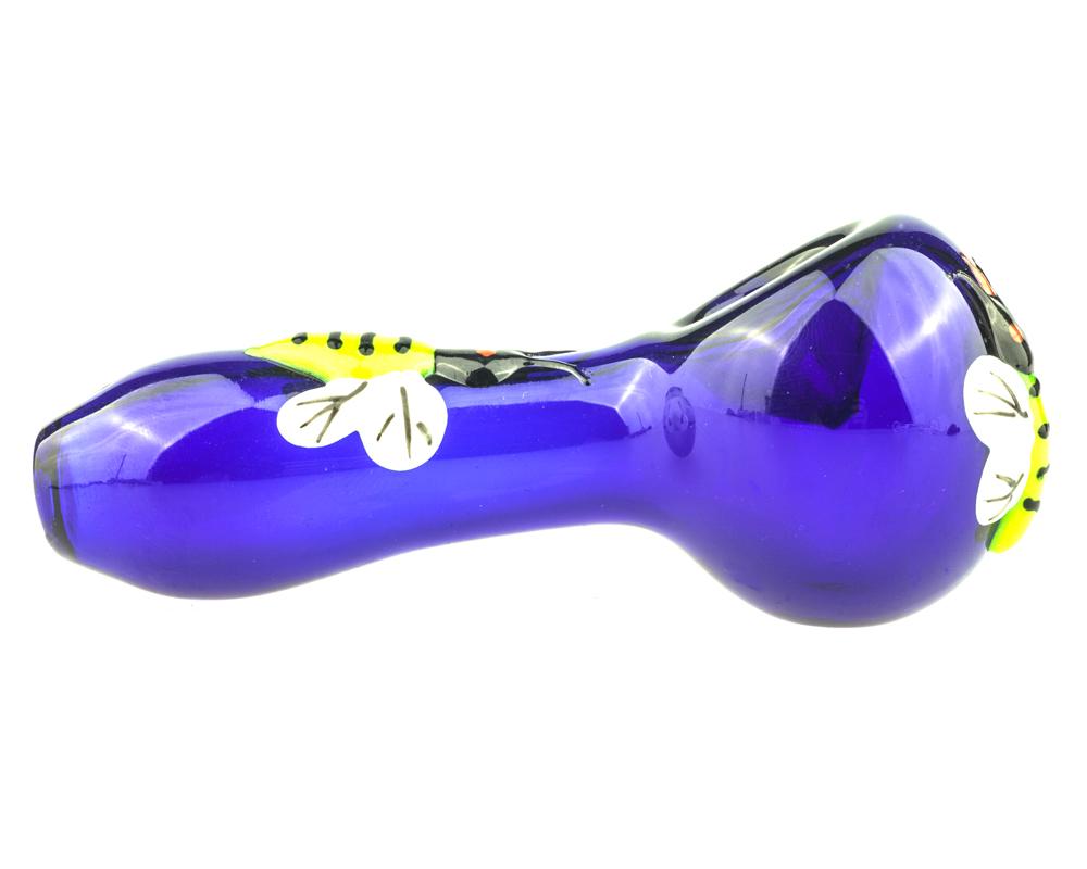 Glow In The Dark Bee Pipe - PuffingBird CA