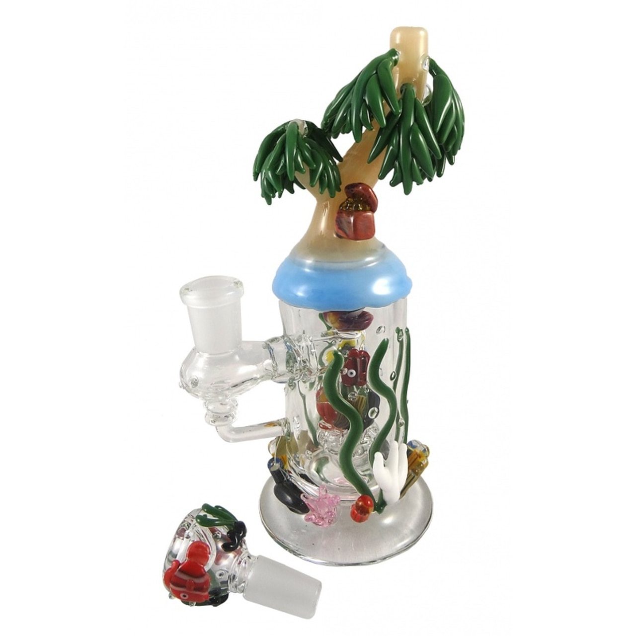 Empire Glassworks - Mini Rig - Paradise Island - PuffingBird CA