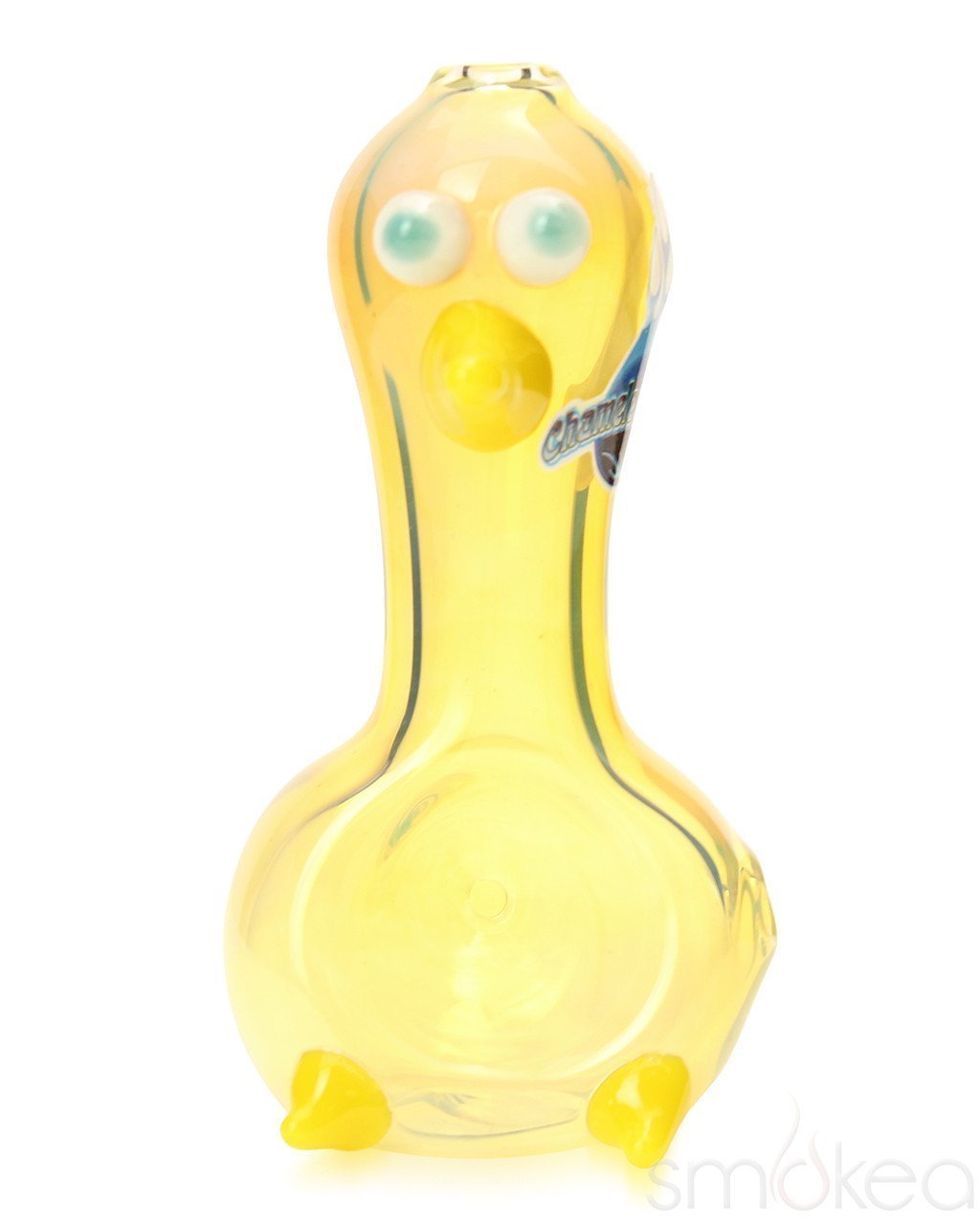 Chameleon Glass Fumed Ugly Duckling Bird Hand Pipe - PuffingBird CA