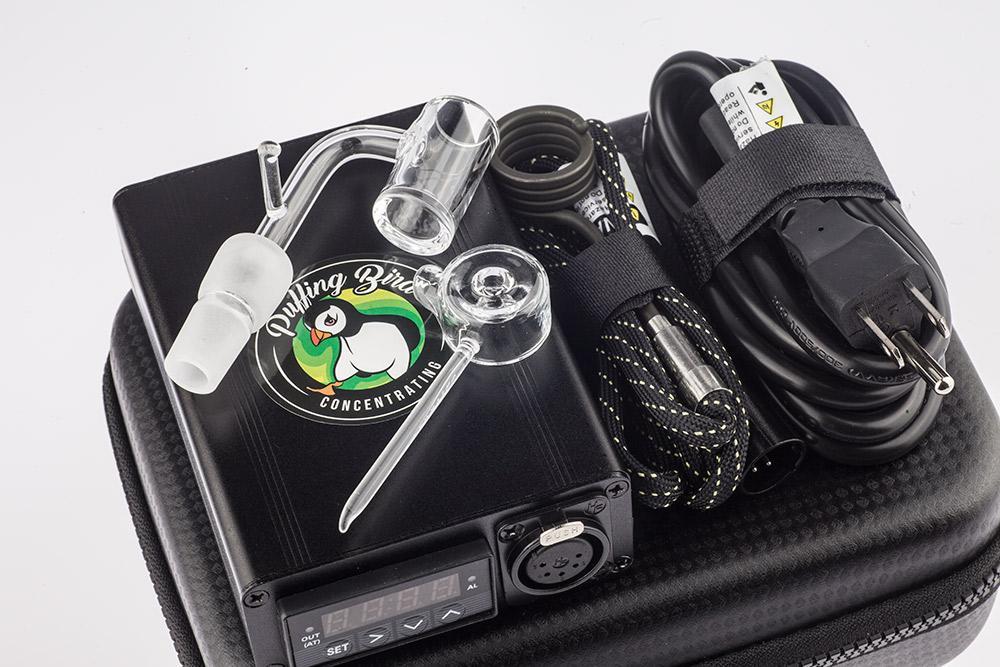 Enail Dab Kit W/ Mini Matrix Perc Dab Rig Bundle - PuffingBird CA