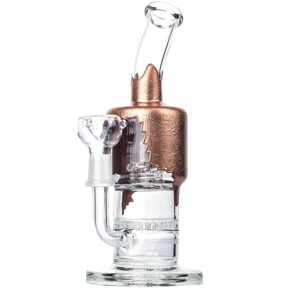 Paint Coated Dual Perc Dab Rig - PuffingBird CA