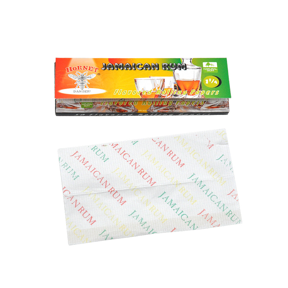 Hornet Jamaica Rum Flavor Rolling Paper 5 Booklets - PuffingBird CA