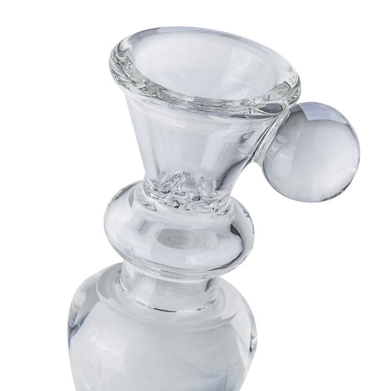 18mm Male Funnel Bong Bowl With One Marble - PuffingBird CA