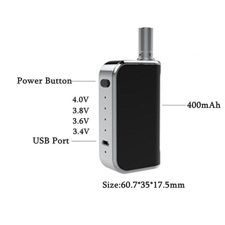 Komodo C5 400mAh 510 Thread Battery - PuffingBird CA