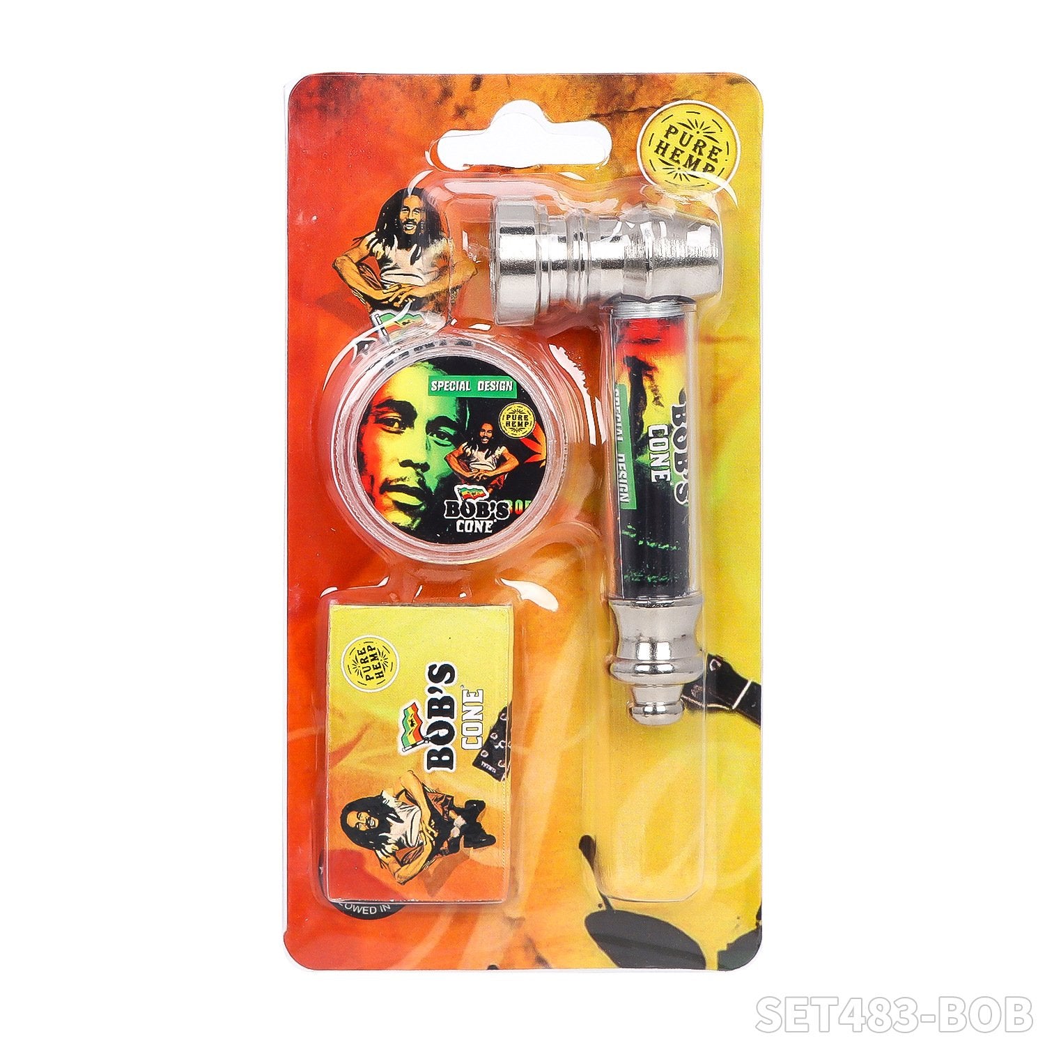 Bob's Cone Metal Pipe with Card Packaging - PuffingBird CA