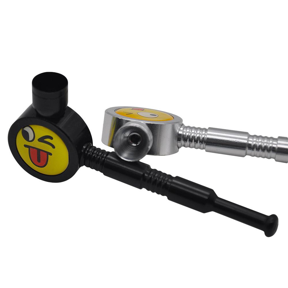 Emoji Theme Weed Pipe - PuffingBird CA