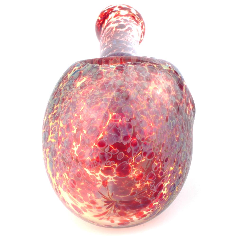 Lava Red Frit Glass Hammer Bubbler - PuffingBird CA