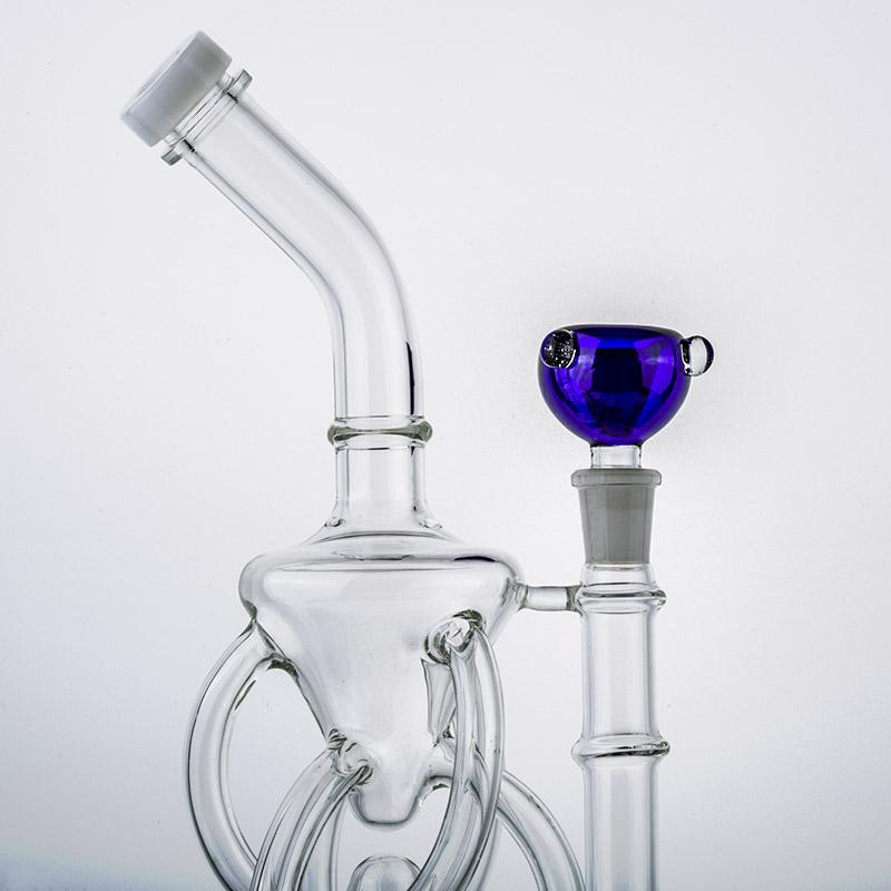 14mm Male Cobalt Round Bong Bowl - PuffingBird CA