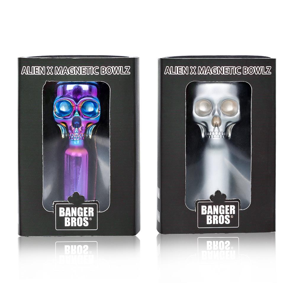 Banger Bros Alien X 19mm Male Metal Skull Bong Bowl - PuffingBird CA