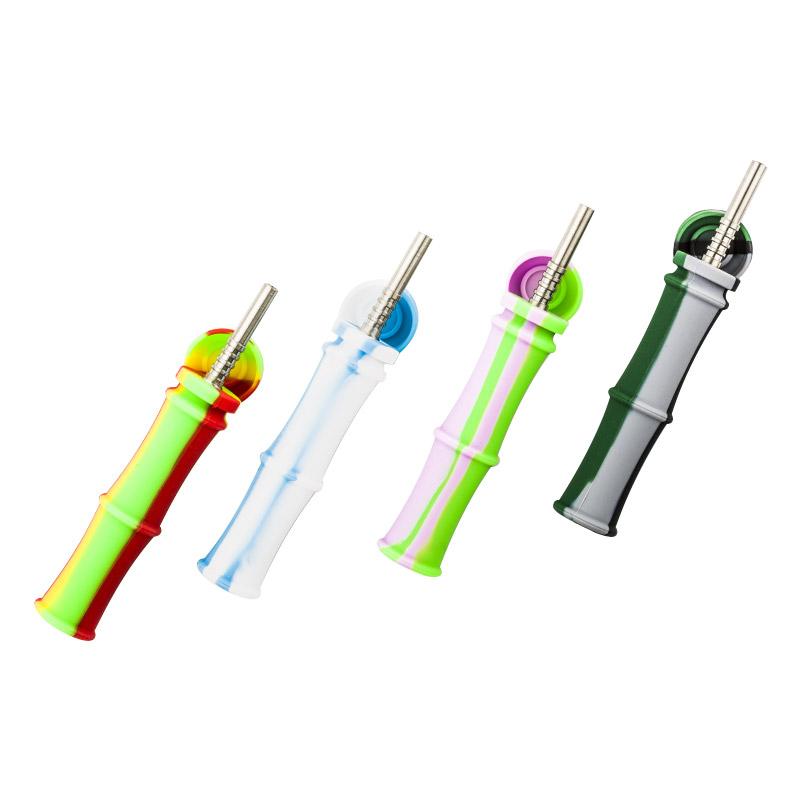 10mm Titanium Tip Silicone Nectar Collector (Random Color) - PuffingBird CA