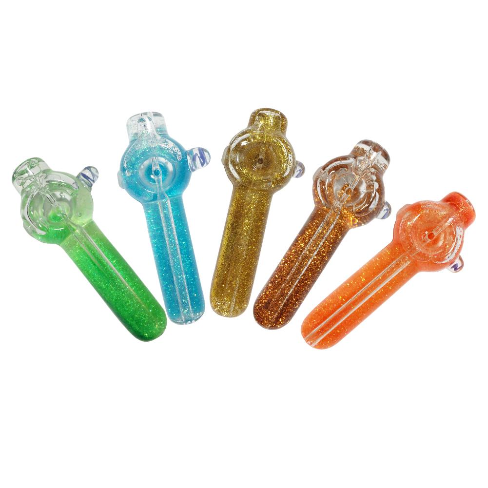 Liquid Filled Hand Pipe (Randon Color) - PuffingBird CA