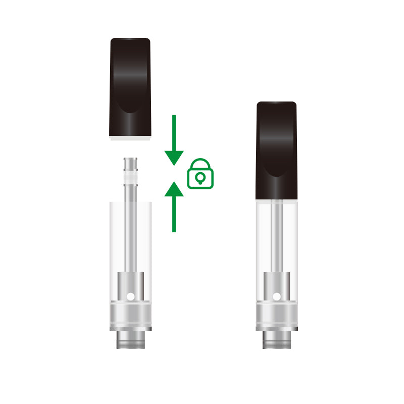 Ceramic Coil Drip Tip 510 Thread Oil Cartridge - PuffingBird CA