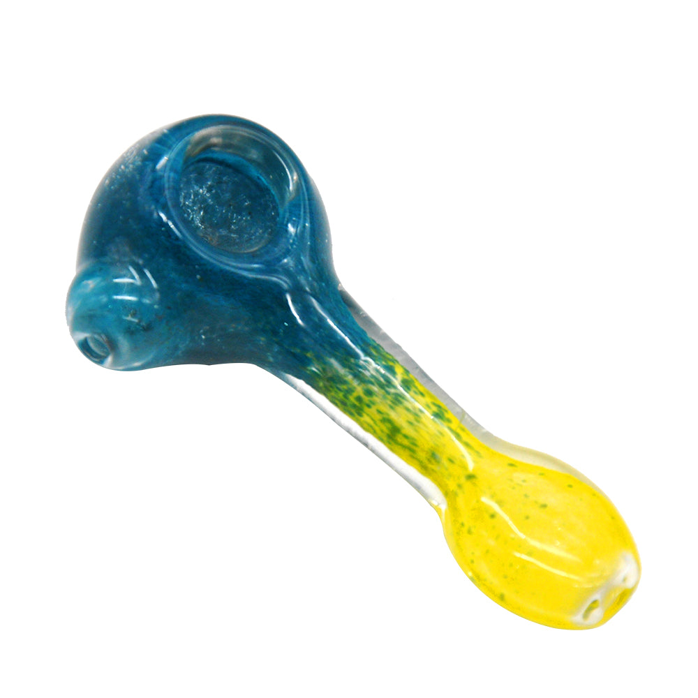 Two-Toned Glass Tobacco Pipe - PuffingBird CA