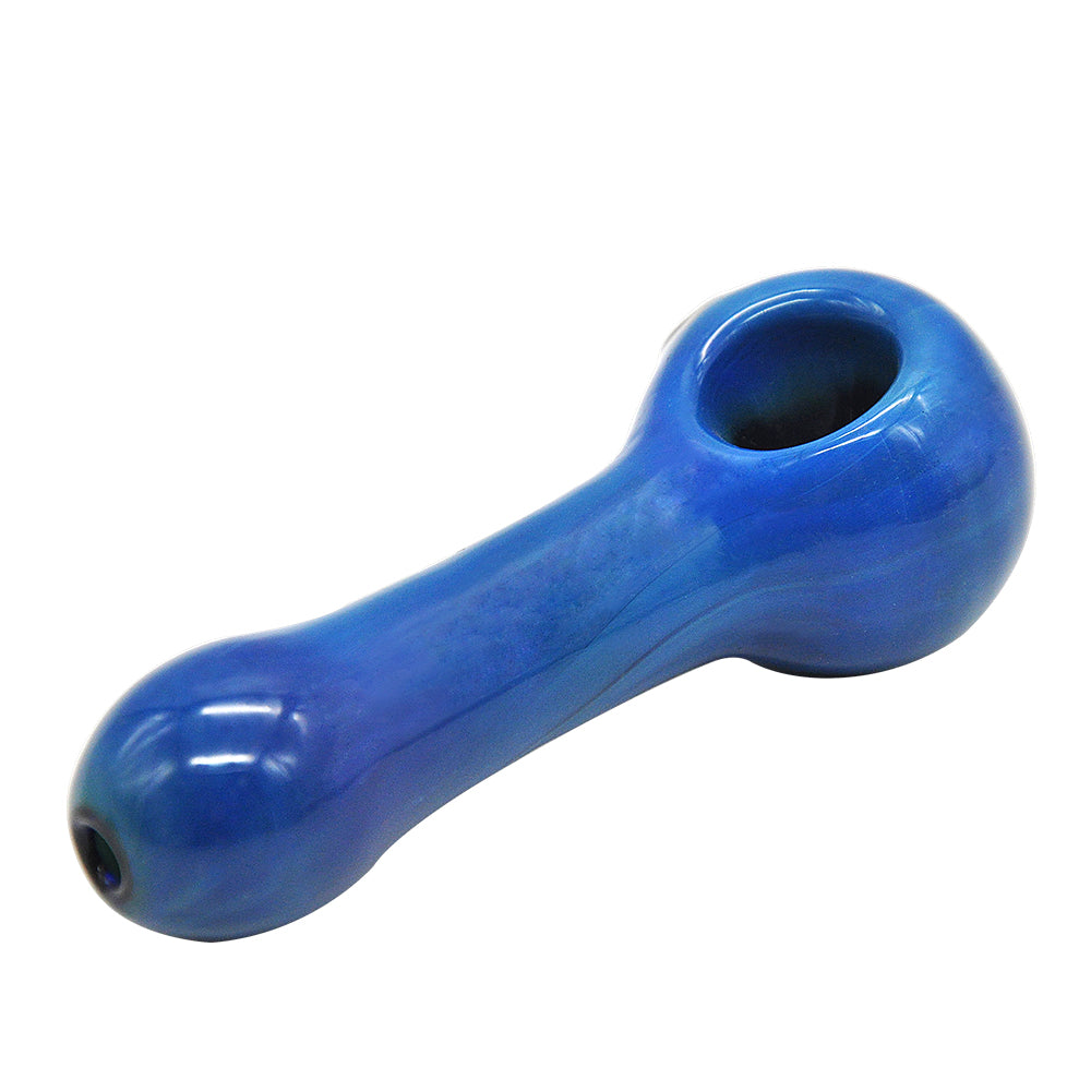 Blue Glass Tobacco Pipe - PuffingBird CA
