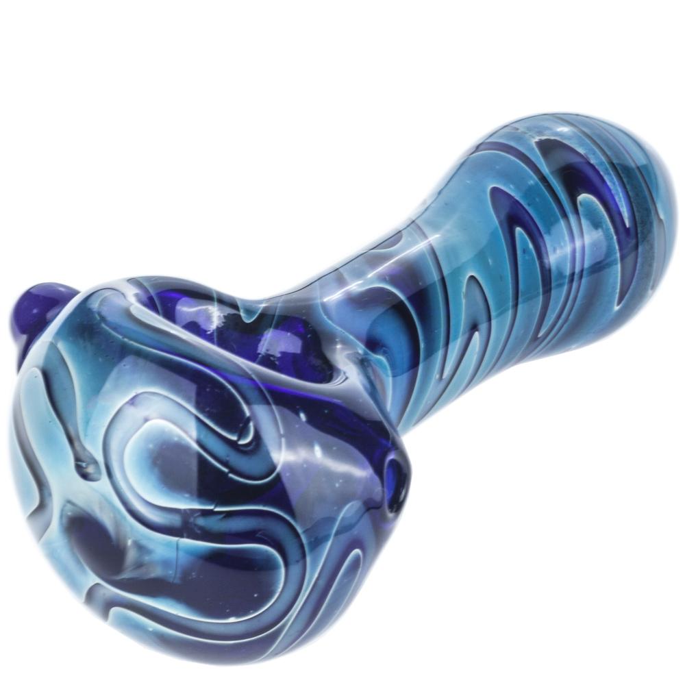 Heady Pattern Glass Hand Pipe - PuffingBird CA